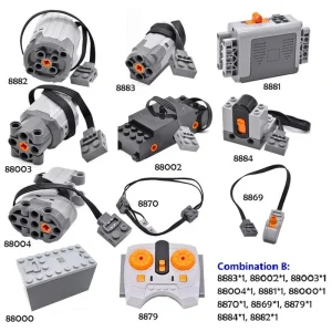التقنية الإلكترونية نموذج اللبنات MOC وظائف الطاقة أجزاء المحرك الأشعة تحت الحمراء سرعة التحكم عن بعد استقبال صندوق بطارية لتقوم بها بنفسك اللعب - AliExpress