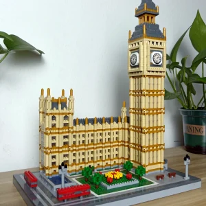 مكعبات بناء صغيرة مشهورة من بيج بن، نسخة طبق الأصل، ألعاب ترفيهية وترفيهية للبالغين لتزيين الطوب - AliExpress 26