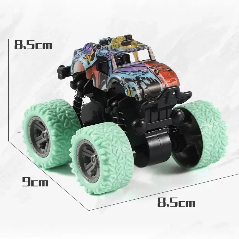 ألعاب الوحش قابلة للسحب ، عربات السحب ، ألعاب الدوران ° ، محرك 4 عجلات ، تعمل بالاحتكاك المتين ، ألعاب الدفع والاستسلام - AliExpress - Image 3